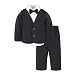 BIG ELEPHANT Baby Boys Tuxedo Suit Formal Party Set Wedding Outfit E16 Size 80 (6-12 Months)