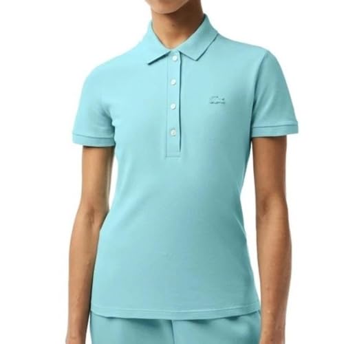 Polo Lacoste turquesa mujer cómodo y transpirable para evitar el calor con elegancia