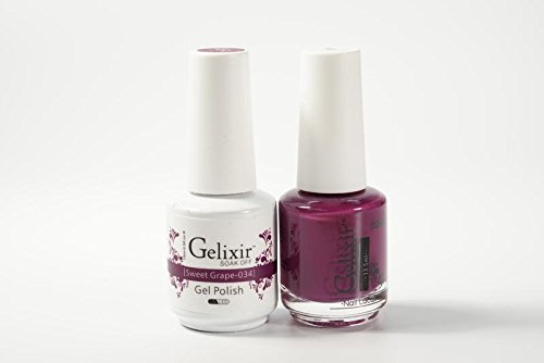 Gelixir - Duo UV/LED Soak Off Gel + Nail Polish (34 - Sweet Grape)