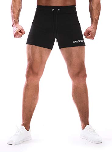 Hood crew men’s gym workout shorts lightweight running training…