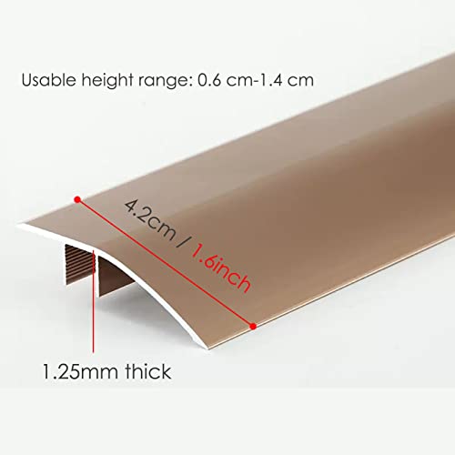 Profilé de jonction de sol RLKHXBS en aluminium facile à couper pour porte - 3