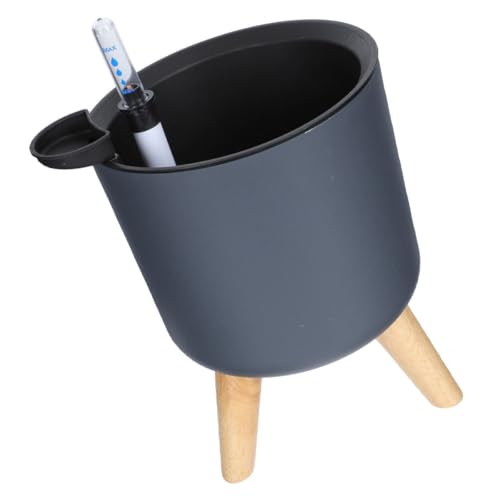 SEWACC Maceta para Flores Sistema de Autorriego y Patas de Madera, Adecuado para Jardín y Espacios Comerciales