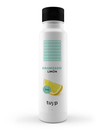 Granizado Limón concentrado 1L – Dilución 1+4 – Rinde hasta 4 Litros – Preparado para Granizadora -Preparado Concentrado para Granizados – Sabor Limón – Uso Profesional Hostelería