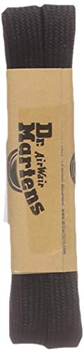 Dr. Martens Flat Lacci per scarpe, Nero (Black)