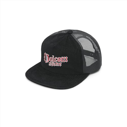 Image of Volcom Men's Snapback Hat - 6-Panel Twill Flat Brim Cap Adjustable Snap Closure