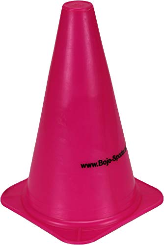 Boje Sport Markierkegel, 23 cm, Farbe pink für Agility Hundesport, Hundetraining, Koordinationstraining, Ausdauertraining und Sprinttraining mit ihrem Vierbeiner
