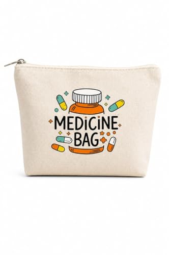 Image of DRUDRAYA Canvas First Aid Kit Pouch | Medicine Storage Bag (Pack of 1)