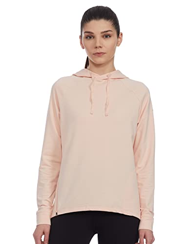 Image of Enamor Full Sleeve Hooded Regular Length Cotton Sweatshirt for Women - Relaxed Fit, Slip on - A902