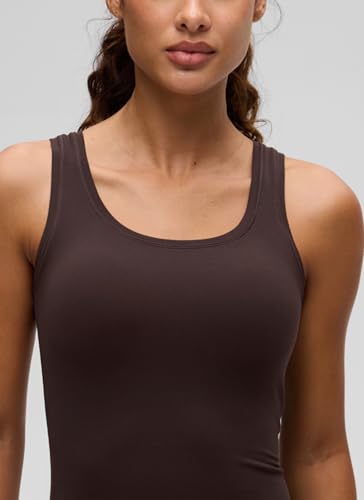 Image of CRZ YOGA Softembrace Scoop Neck Tank Top | Workout, Ultra Soft, Tight Fit, Waist Length, Double Lined, Sleeveless Shirts for Women