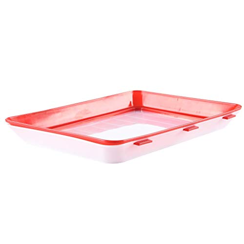 YUYOUG Creative Food Preservation Tray, Reusable Healthy Food Fresh Storage Container Tray, Environmental Protection Tray for Home Restaurant Kitchen Tool