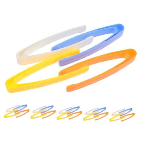 HONITANO 24 Piezas Pinzas de Plástico para Colores Surtidos Herramientas para Motricidad Actividades Creativas y Entrenamiento Sensorial Exterior