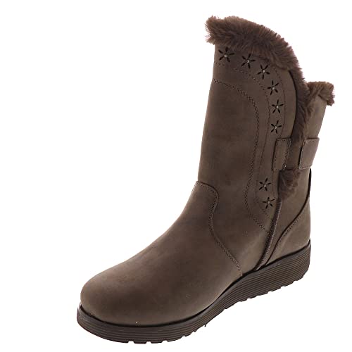 Skechers Skechers USA Keepsake Wedge167617 Womens Boot 95 BM US Chocolate