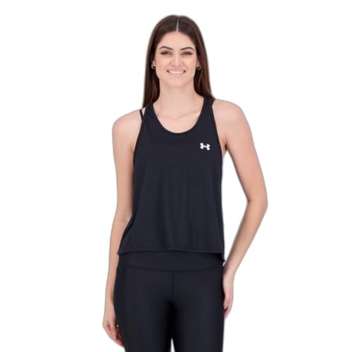Under Armour Damen Tech Swing Tank Top Weste, Schwarz/Weiß, L EU