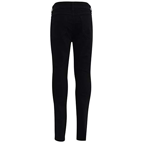 Kids Girls Stretchy Denim Jeans Ripped Faded Fashion Jeggings Skinny Frayed Pants Stylish Trousers Age 5-14 Years2