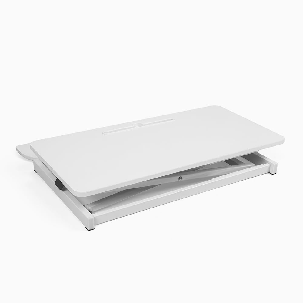 Supporto regolabile in altezza rialzo per monitor PC da scrivania Jallo+ - Bianco