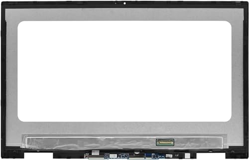 Image of 15.6 inch Screen Replacement for HP Pavilion x360 15-er 15t-er 15-er0xxx 15-er0000 15t-er0xx 15t-er000 M45119-001 M45118-001 FullHD 1080P IPS LCD Display Touch Screen Digitizer Assembly with Bezel