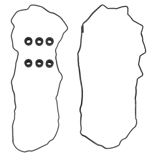Image of Valve Cover And Rocker Box Gasket Kit Compatible with 2003 2004 2005 Dodge Ram 5.9L Cummins 2500 3500 Replace 5114418AA, 5086954AA