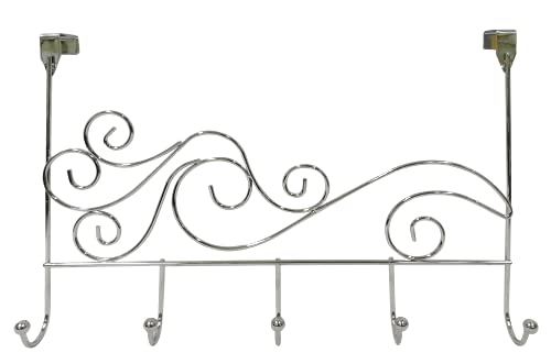 UNIWARE Over The Door Hook Rack (5 Hooks)