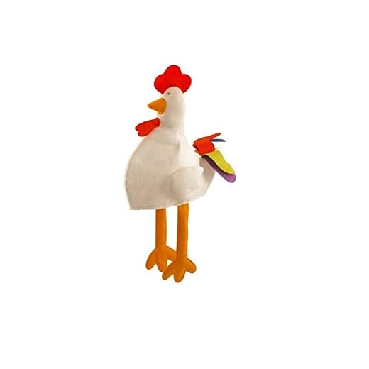 Blanco SOMBRERO DE POLLO CON LAS PIERNAS LARGAS DIVERTIDO NOVEDAD NAVIDAD animales