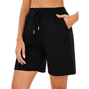 Marvmys Women’s Running Shorts Casual Lounge Bottoms High Waist Summer Athletic Sweat Jogging Sport Workout Ladies Soft Cycling Short with Pockets