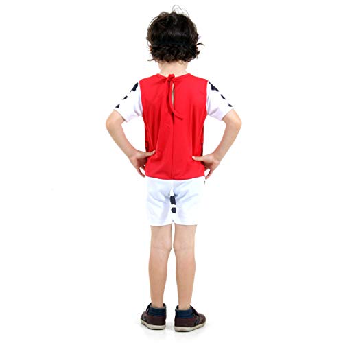 Fantasia Marshall Patrulha Canina Curto Infantil 915260-p Sulamericana Fantasias Vermelho/branco P 4