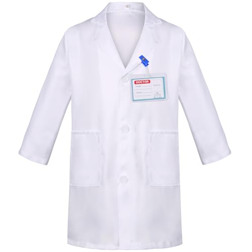 Disfraz de doctor para niños con bata miniatura 5