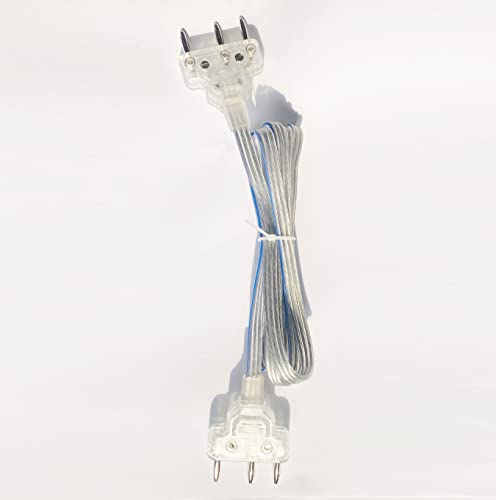 Gangtiehun Fencing Body Cord, Fencing Body Cord Epee,Three-Pin Plug Clear Wire #TOP1