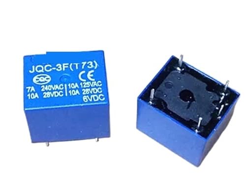Relais JQC-3F 6VDC 10A composant électronique optimisé pour cartes de contrôle DIP5