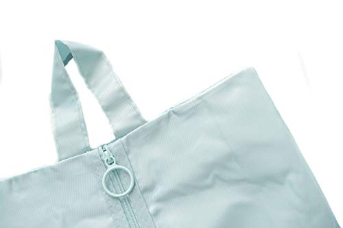 KIT ORGANIZADOR NECESSAIRE DE MALA DE VIAGEM COM 7 PEÇAS (Azul Claro)