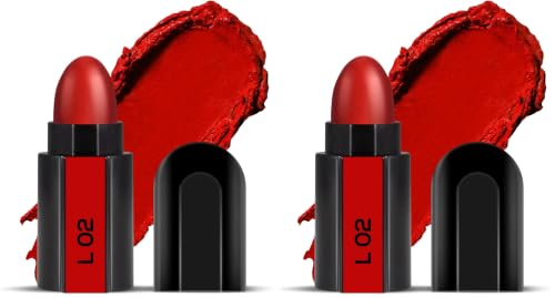 Image of RENEE Matte Fab Bullet L 02 Ravish Red 1.5 gm| You Can Also Refill Your Fab 5 Lipstick With This Bullet of Your Choice (Pack of 2)