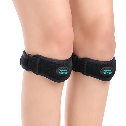 TYNOR Patellar Support Pro, Black, Universal, 1 Pair
