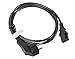 Produktbild Lanberg CA-C13C-10CC-0018-BK CEE 7/7 Shuko-Stecker auf Iec 320 C13 Buchse NetzKabel, 1,8m schwarz