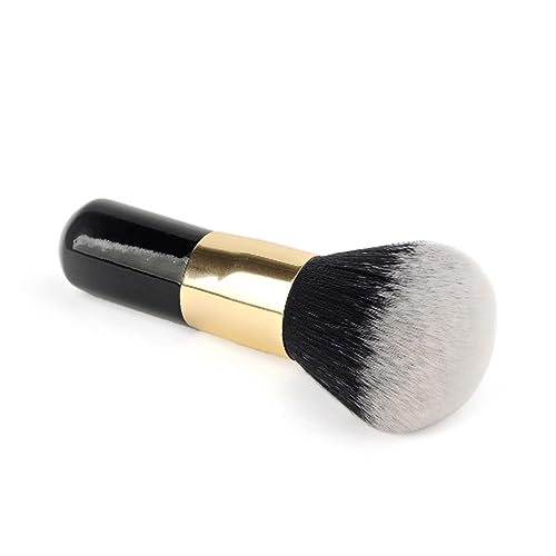 SOESFOUFU Flat Makeup Brush Foundation Makeup Brush Multifunctional Beauty Tool Gold Black