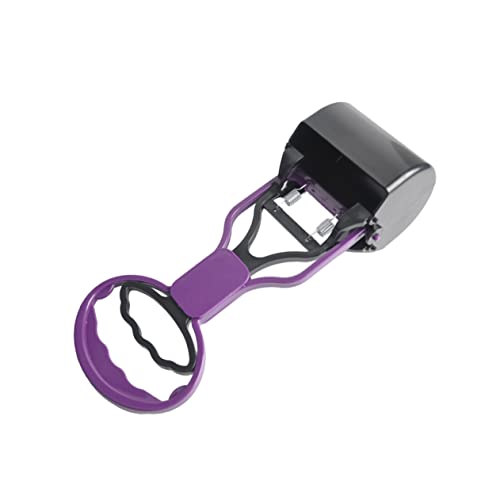 COLLBATH Outdoor Kitten Litter Picker Sands Shovel with Long Handle for Easy Cleaning Pet Supply Tool for Cat Owners Purple