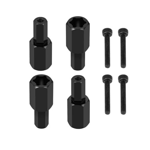 Accessoires camion WPL C24 C34 : adaptateurs de moyeu hexagonal 5mm et déport de roue RC crawler