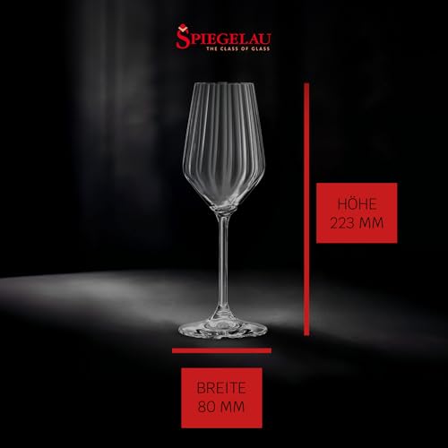 Foto von Spiegelau Champagner Gläser 310 ml, 4 Stück, LifeStyle, 4450177, Sektgläser aus Kristallglas, Champagnergläser spülmaschinenfest