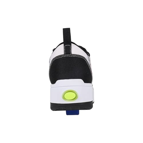 Heelys POP PRO Prints Wheeled Heel Shoe, Black/White/Multi, 5 US Unisex Big Kid3