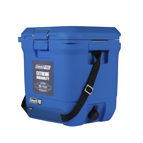 Coleman Pro Heavy-Duty 25qt Ultra-Light Premium Hard Cooler, Extra-Thick Insulation Keeps Ice up to...
