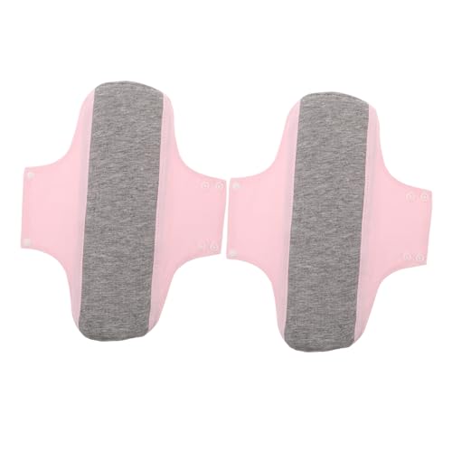 IMIKEYA Compresas de Algodón Ultrafinísimas Reutilizables 2 Unidades 22X28 CM Lavables para Incontinencia Urinaria y Uso Diario Protección Antifugas para Mujeres en Casa y Fuera