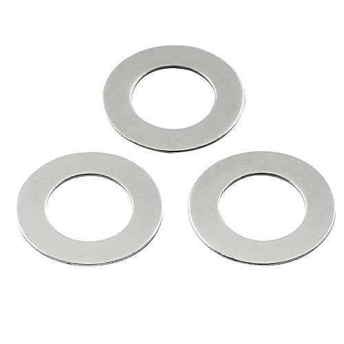 Musiclily Basic M8 Pots Mounting Flat Washers for Metric Guitar Bass Potentiometers (Set of 10), M8 Washer - Image 3