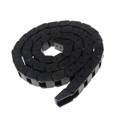 Chaîne porte-câbles 10 x 10 mm haute résistance avec embouts pour CNC