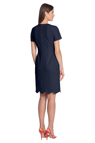 Image of Maggy London Women's Keyhole Neck Scuba Crepe Sheath Dress