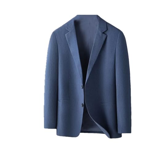 Men Loose Buttons Work Coat Spring Autumn Business Casual Blazer Formal Lapel Thicked Outwear