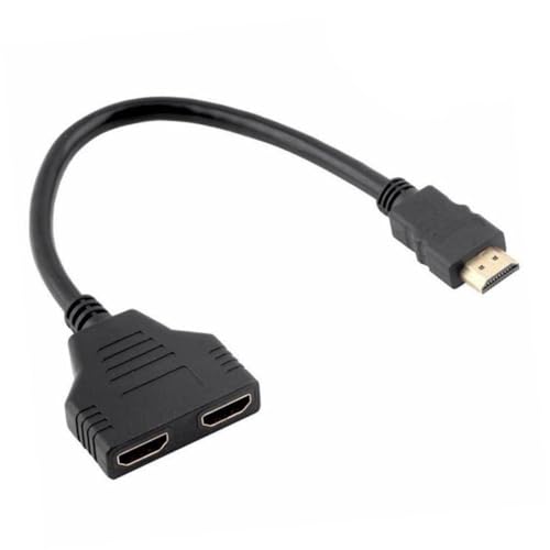 Housoutil Adapter Cable for Led Tv Splitter 1 Out Video Splitter No Loss and No Lag