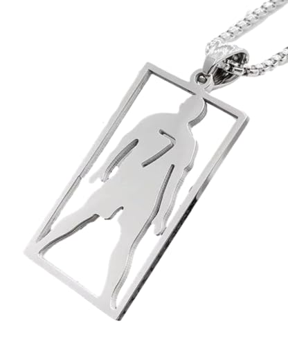 Collar dije de futbol soccer astro portugues Cristiano Ronaldo estrella...