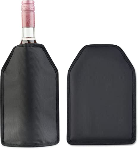 Refroidisseur de Bouteille Vin Rapide,Manchon à Vin,Manchette à Vin pour refroidissement,Rafraichisseur de Bouteille de vin pour refroidir le champagne,Bière,le vin et les boissons gazeuses,Bordeaux Cover