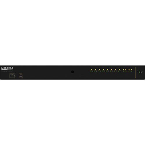 Image of NETGEAR AV Line M4250-10G2F-PoE+ 12 Port Switch GSM4212P | L3 Managed | 10x1G PoE+ 125W and 2xSFP | Rack-Mountable | Cloud Care's 3 Year Warranty SupportPlus Included