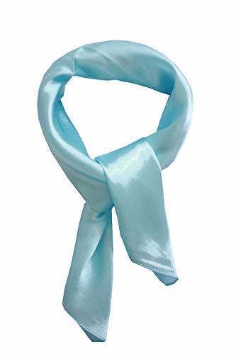 Silk square scarf pure color head scarf blend neckerchief