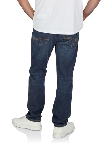 TOM TAILOR Jeans Herren Stretch Regular Slim Fit Josh Jeanshose Hose Denim, Länge:30L, Farbe:Blue Denim Dark Wash (10134), Weite:32W 2