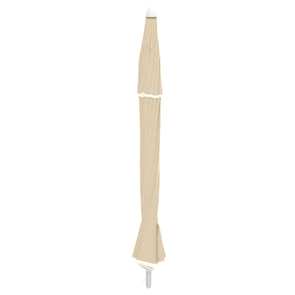 BAKAJI Ombrellone Antivento da Mare Spiaggia Giardino Diametro 220 cm Palo Alluminio 32mm 16 Stecche Fibra Vetro Rivestimento Poliestere 200g Anti UV